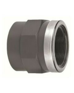 Druk pvc draadsok 50x1  1/2" PN16