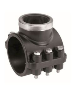 PP klemzadel RVS bout 110mm x2" bi.