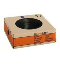 Montage draad  6mm zwart per/mtr