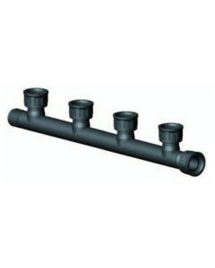 Manifold 4-weg verdeler 1" bi.dr.