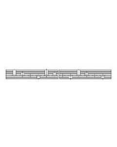 Kamrail 3F+N tbv 14x 3F+N (Aardlek)Automaat