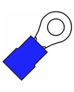 Kabelschoen oog BLAUW BM = 4mm 1,0-2,6mm²