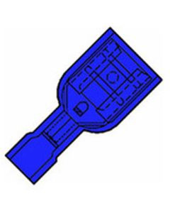 Kabelschoen contra BLAUW 1,0-2,6MM²