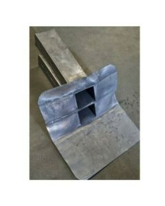 Combi Kiezelbaklood UD HU 60 x 80 mm 500mm lang 90°