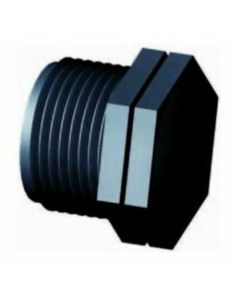 PP plug 1/2" bu.dr.