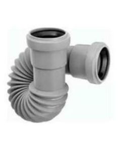 Pvc Akatherm flexibele afvoerslang aansluitmaat 40x40mm