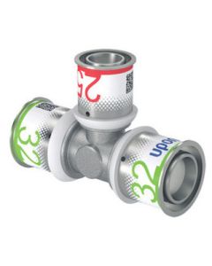 Uponor S-PRESS t-stuk 32x25x32mm