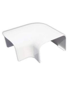 Tecnosystemi Optima platte bocht 90° CP75 RAL9010