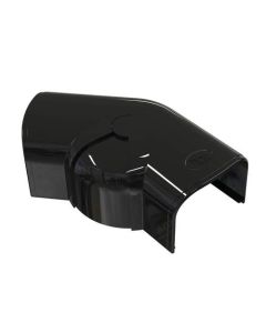Tecnosystemi platte bocht verstelbaar 45°-90° CPS75 Zwart RAL9005