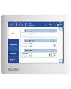 Sentio LCD display voor inregeling