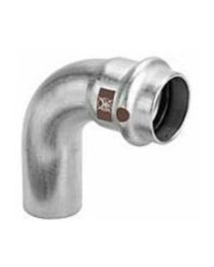 Viega Temponox bocht 90° spie/pers