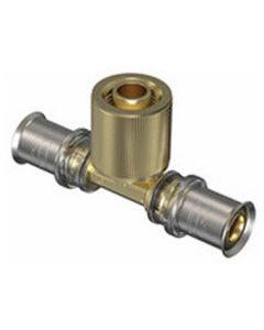 Tigris pers t-stuk 16x1/2" bi v Geberit 