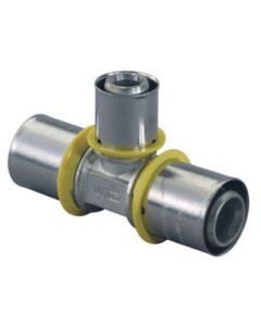 Uponor MLC-G GAS verloop pers t-stuk