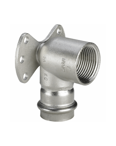 Viega Sanpress Inox muurplaat 15x1/2"