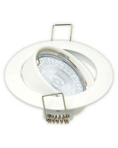 Inbouwspot Kantelbaar Wit (ROND)