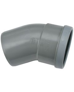 Pvc m-bocht 45° SN4 m/s