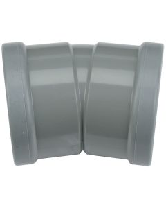 Pvc m-bocht 15° SN4 m/m