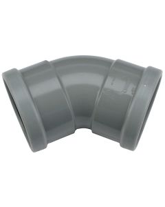 Pvc m-bocht 45° SN8 GR 110mm m/m