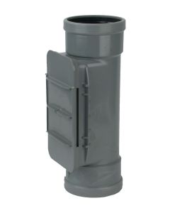 Pvc m-ontstoppingsstuk/klemdeksel SN4 GR 125mm m/m 