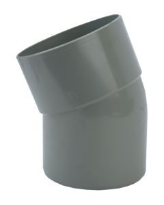 Pvc l-bocht 45° m/s