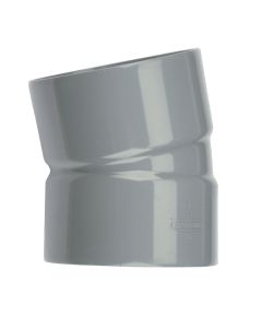 Pvc l-bocht 15° GR 110mm m/m