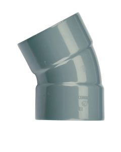 Pvc l-bocht 30° m/m