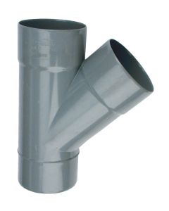 Pvc l-t-stuk 45° GR 110mm m/s