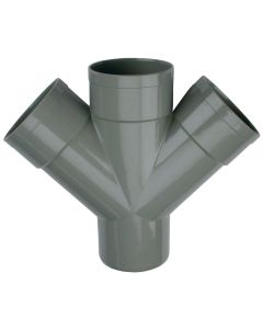 Pvc l-dub-t-stuk 45° GR 75mm 3xm/s