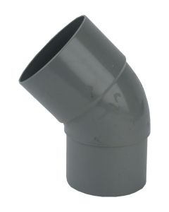 Pvc hwa bocht 45° 60mm m/vs