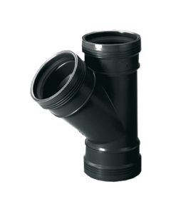 PP T-stuk 45° m/m