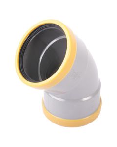 Pvc m-bocht 45° SN8 GR 200mm m/m