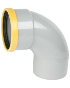 Pvc m-bocht 88° SN8 m/s