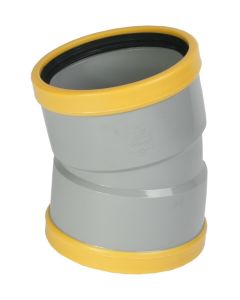Pvc m-bocht 15° SN8 m/m