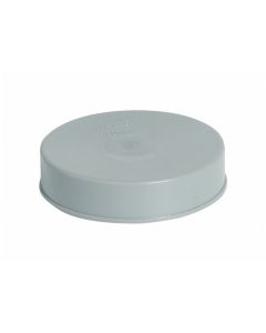 Pvc hwa kap voor spie-eind 80mm