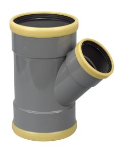 Pvc m-t-stuk 45° SN8 GR 200x125 3xm