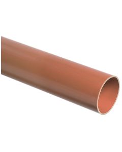 Pvc U-3 buis komo 110x3,2 SN4 BRUIN L=5 (p/mtr)