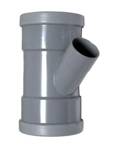 Pvc m-t-stuk 45° SN4 GR 110x50mm 3xm