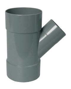 Pvc l-t-stuk 45° GR 160x110mm 3xm