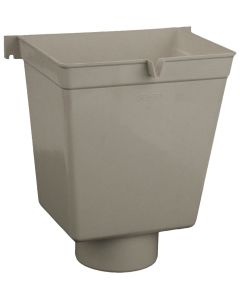 Vergaarbak 100mm grijs