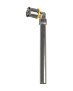 Tigris GAS overgangsknie 16x15mm kort