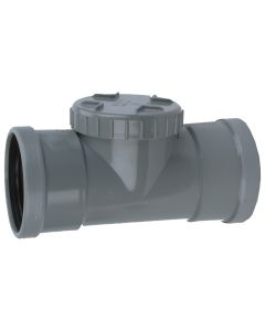 Pvc m-ontstoppingsstuk/sd SN4 GR 110mm m/m