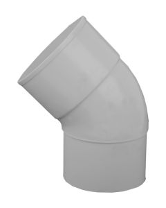 Pvc hwa bocht 45° 100 m/vs WIT