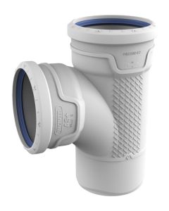 Wavin AS t-stuk 87° 90mm m/m/s