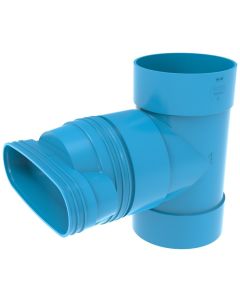 Wavin ventiza verl. t-stuk 90° 235x160mm 3m  UITLOPEND XXX (Niet meer leverbaar)