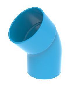 Wavin ventiza bocht 45° 80mm m/s