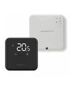 Ruimtethermostaatset DT4R draadl. zwart incl. ontvanger aan/uit 230V