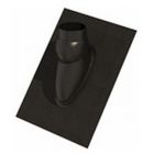 Ubb. ubiflex dakdoorvoerpan 131mm 15-55° ZWART