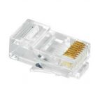Utp modulair plug RJ 45 transparant