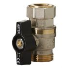 Kogelkraan t.b.v. pompunit  1"(ASTER)