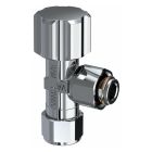 Ram. hoekstopkraan 3/8"x12 knel chroom haaks 
